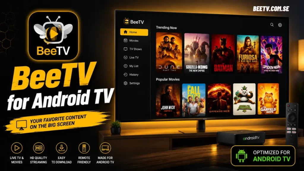 BeeTv for Android Tv